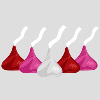  Hershey Kisses 